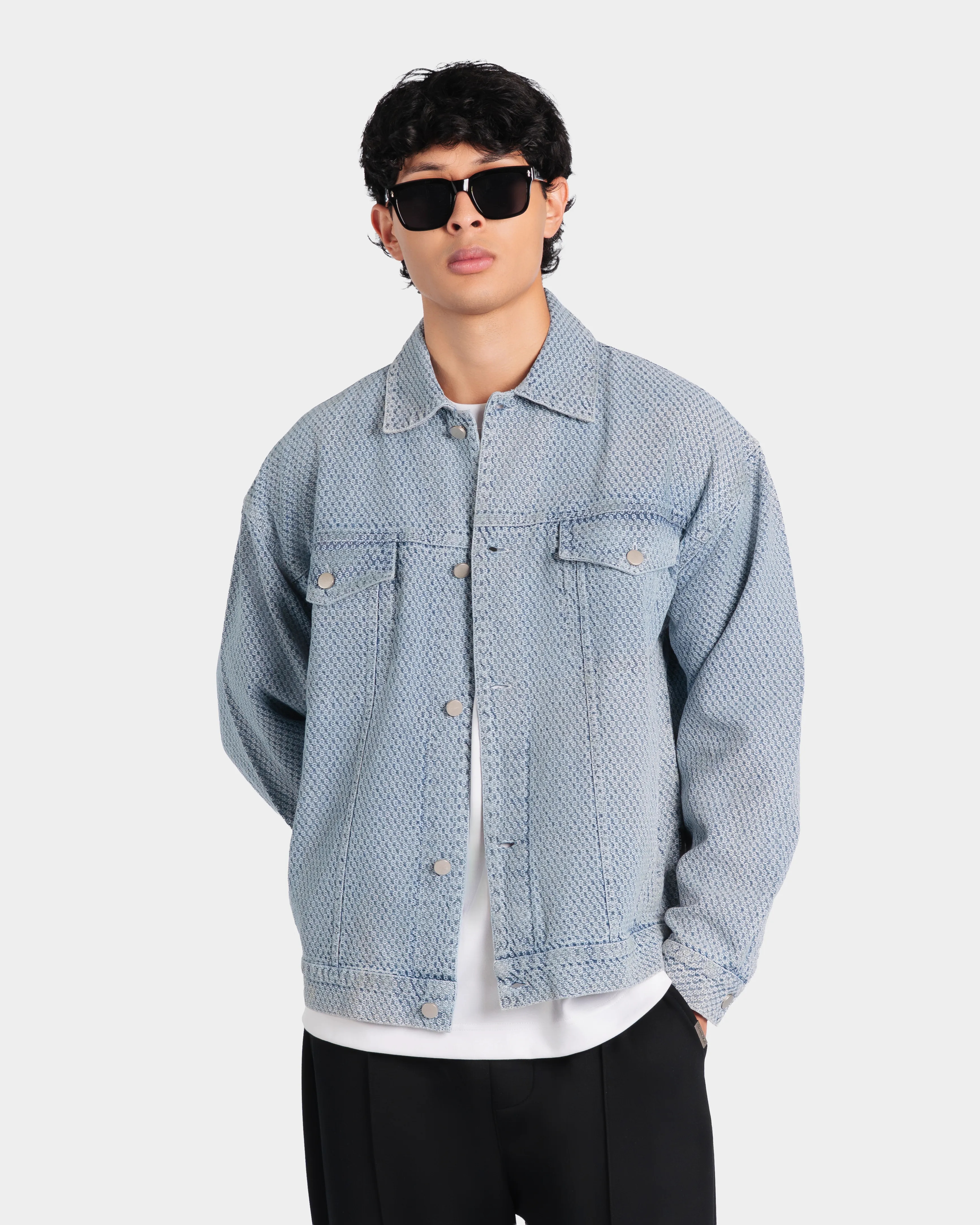 Textured Trucker Jacket