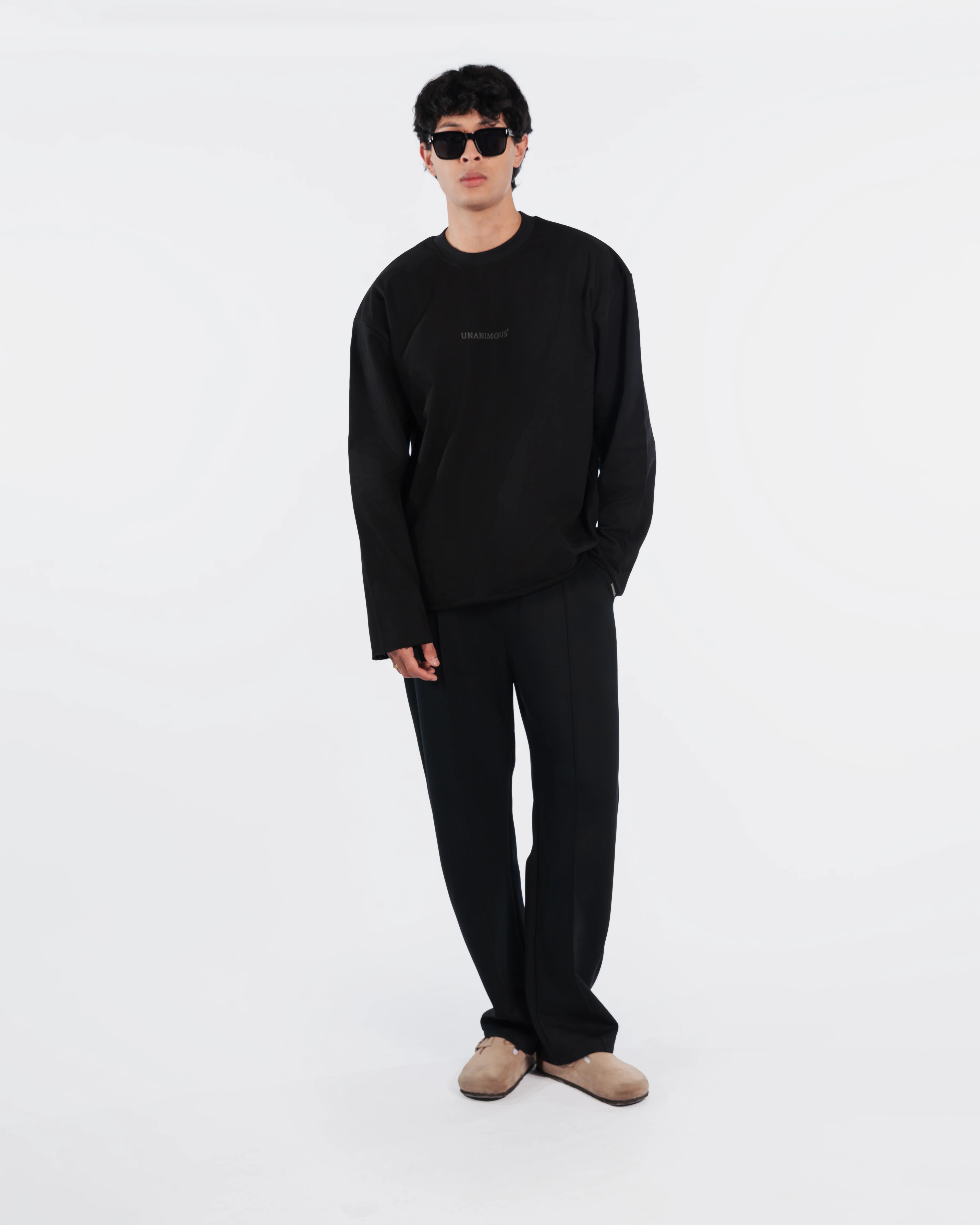 Raw Edge Full Sleeve Tee - Image 7